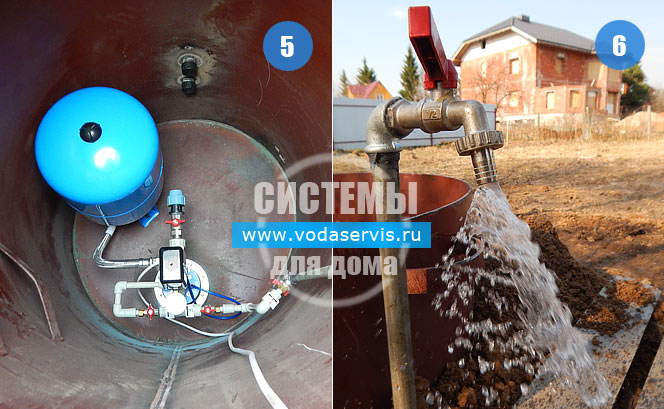 завершение работ по устройству автономного водоснабжения в домодедовском районе