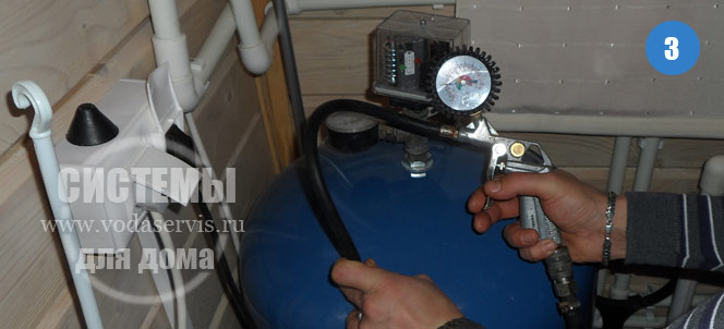 как поднять давление в системе водоснабжения компрессором