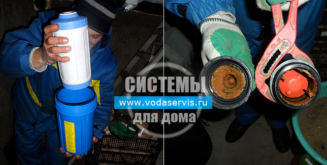 сервисное обслуживание фильтров системы очистки воды частного дома в московской области