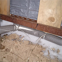 водопровод промерз под домом